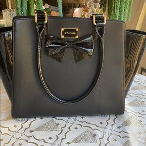 St. John Black Shoulder Bag!